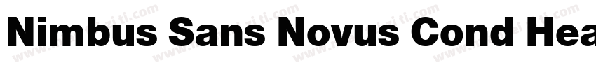 Nimbus Sans Novus Cond Heavy字体转换